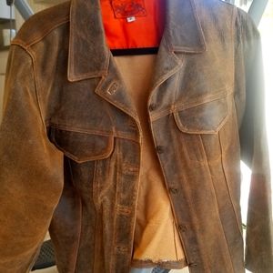 Vintage Frredom People Leather Jacket